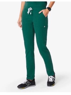 Figs hunter green yola pants